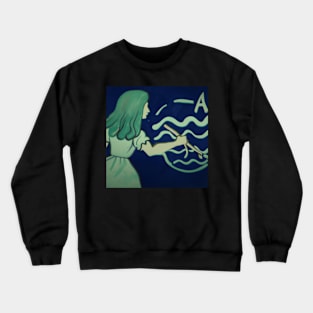 Aquarius Zodiac Crewneck Sweatshirt